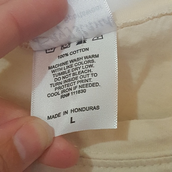 Vtg Saved By The Bell T-shirt Tee Off White Cream - Picture 4 of 4